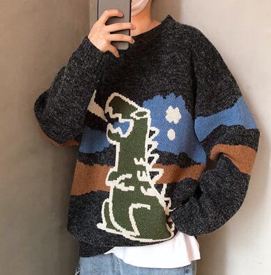 Mens Dinosaur Knit