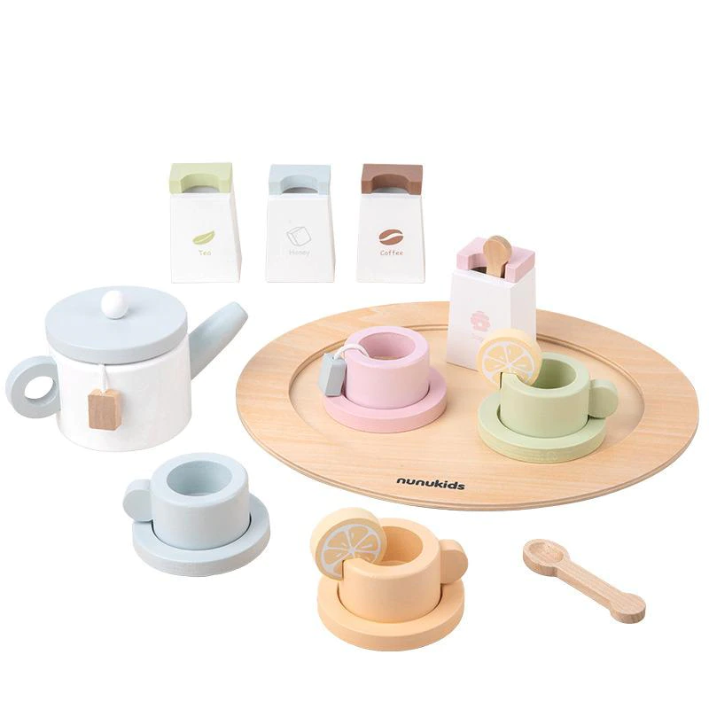 Kids Wooden Tea Set