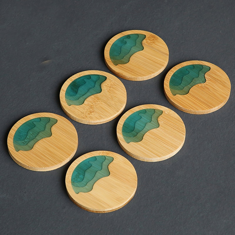 Resin Topography Coasters