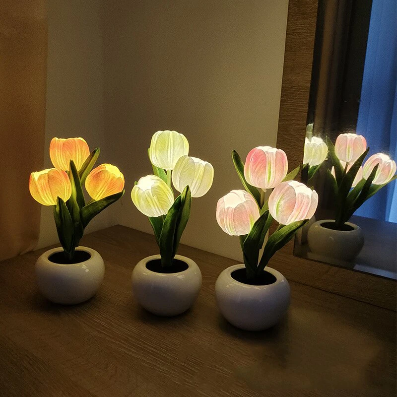 Tulip Planter Lamp