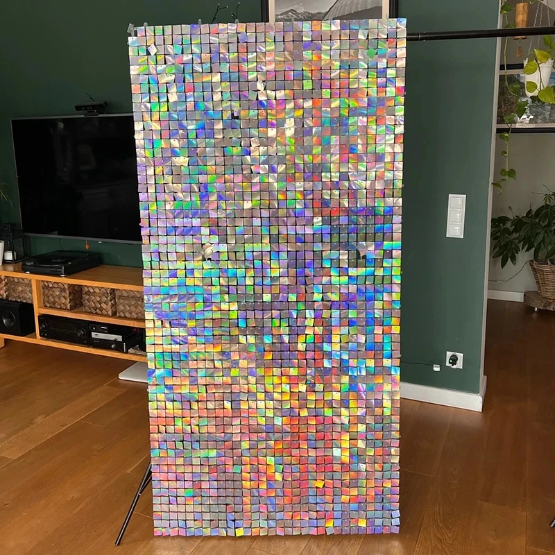 Iridescent Sequin Backdrop