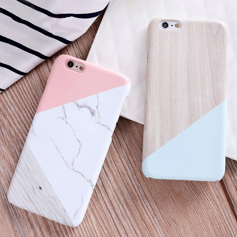 Marble Colour Block iPhone Case