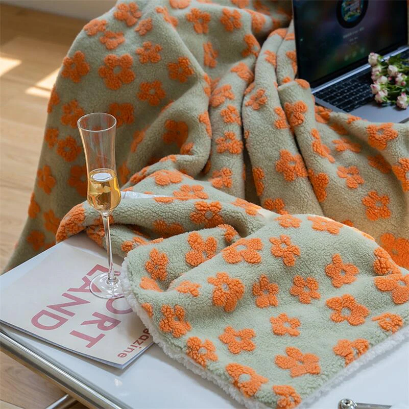 Cozy Embossed Flower Blanket