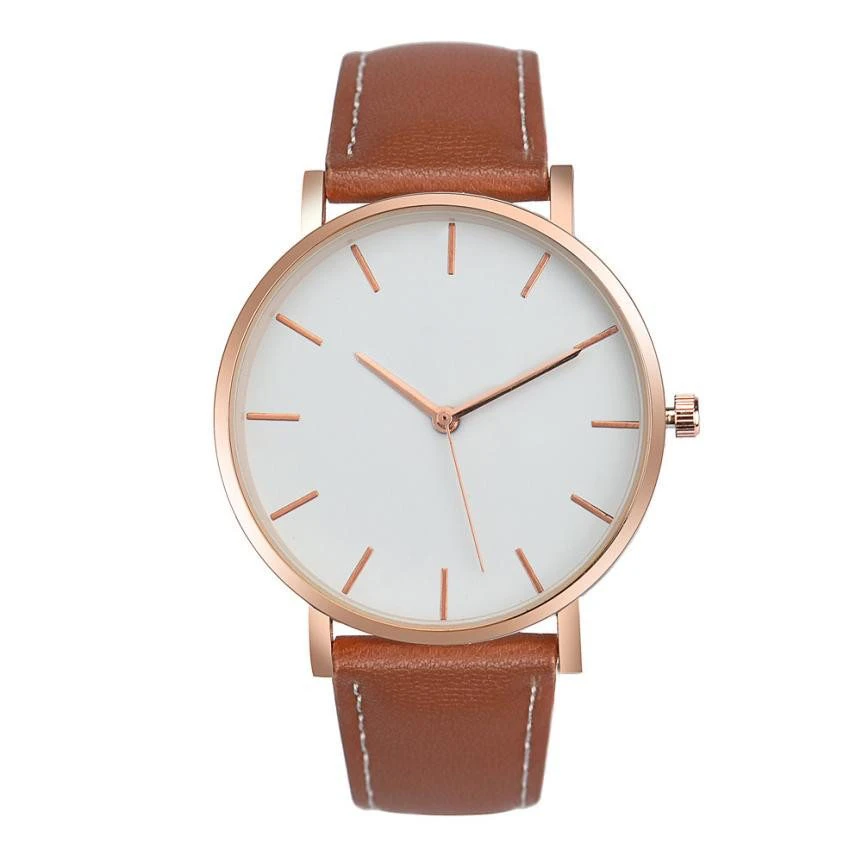 Minimalist Rose Gold Womens Watch
