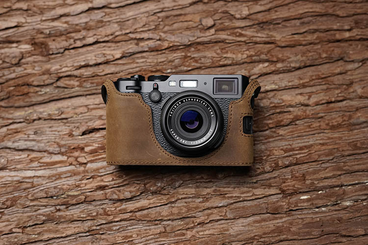 Genuine Leather Camera Case for FujiFilm