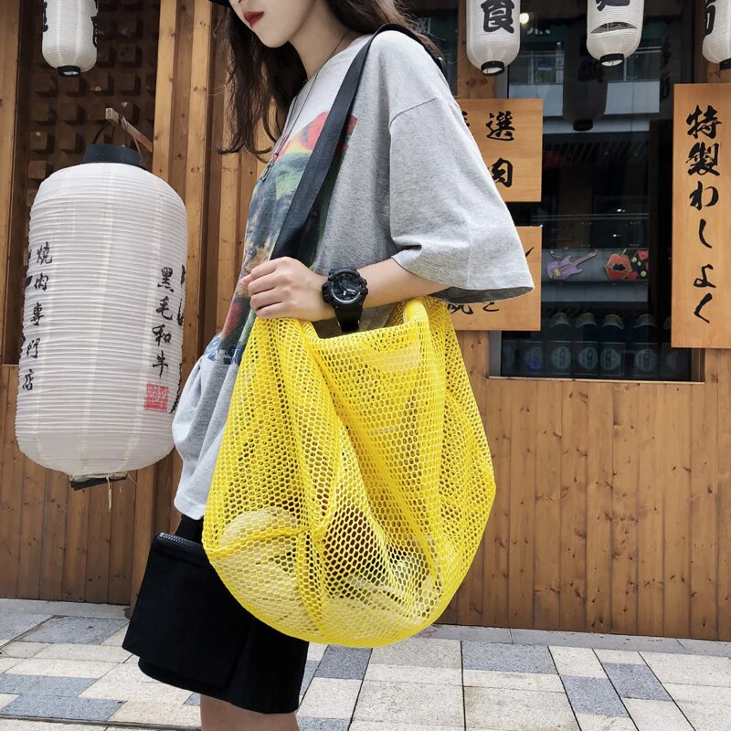 Slouchy Mesh Tote