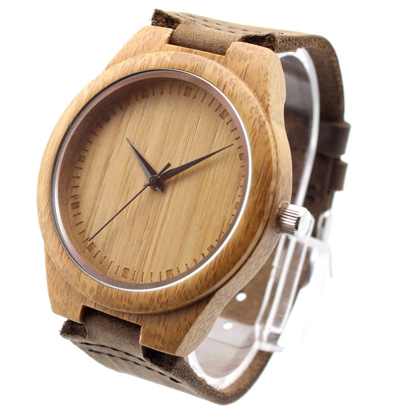 Wood Leather Watch