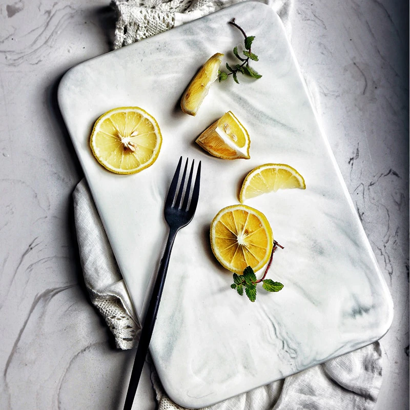 Euro Marble Serving Board