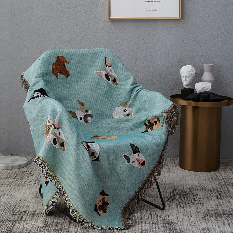 Blue Dog Throw