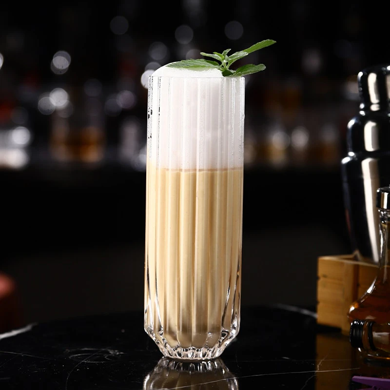 Striped Cocktail Glass