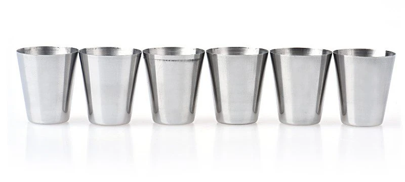 Stainless Steel Shot Glass Set