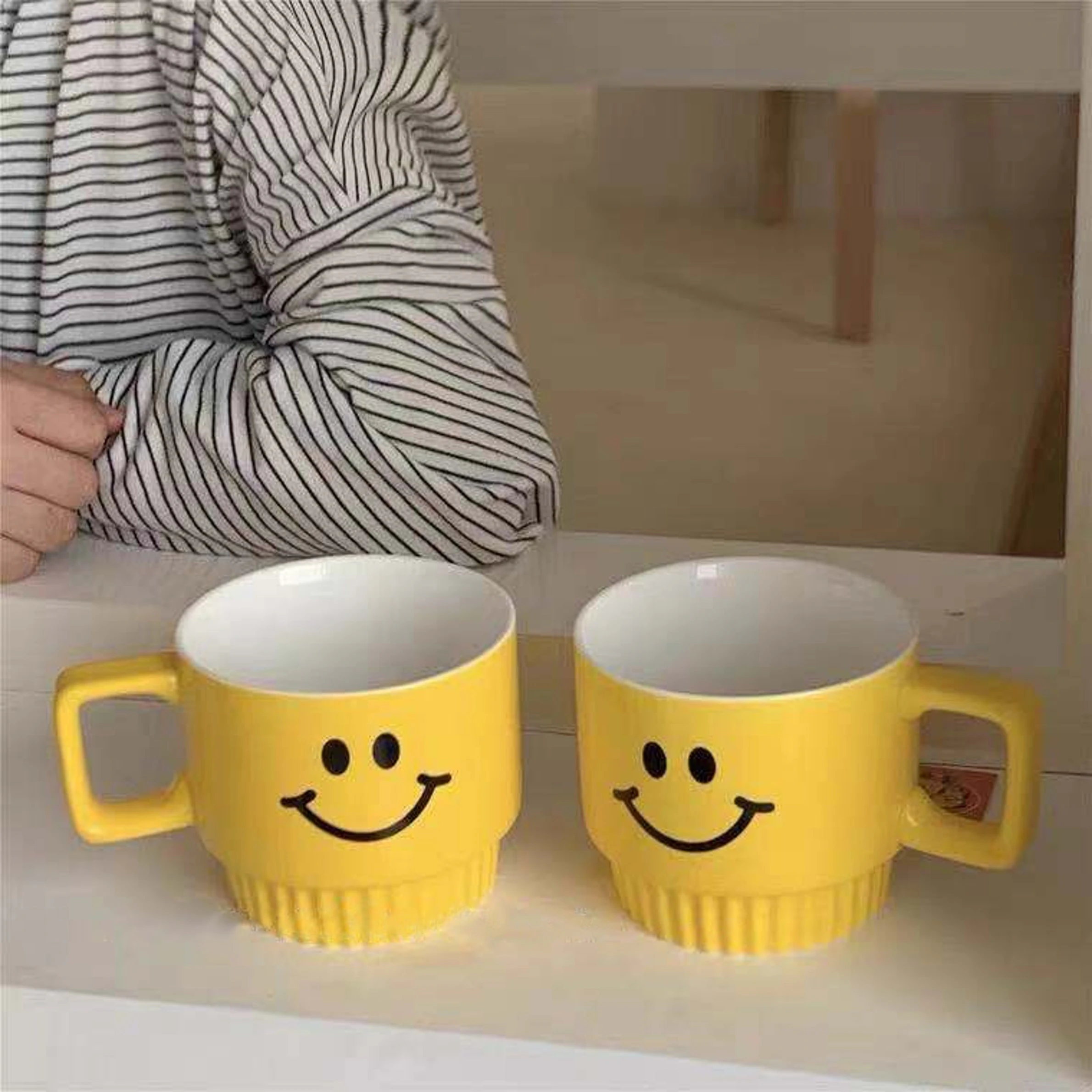 Yellow Smiley Mug