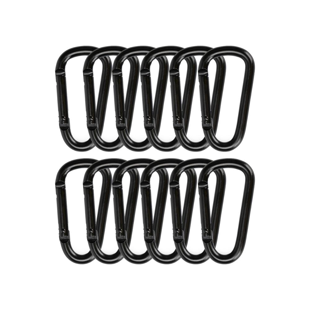 Black Carabiner Set