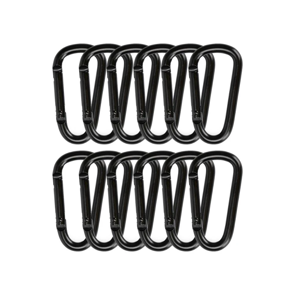 Black Carabiner Set