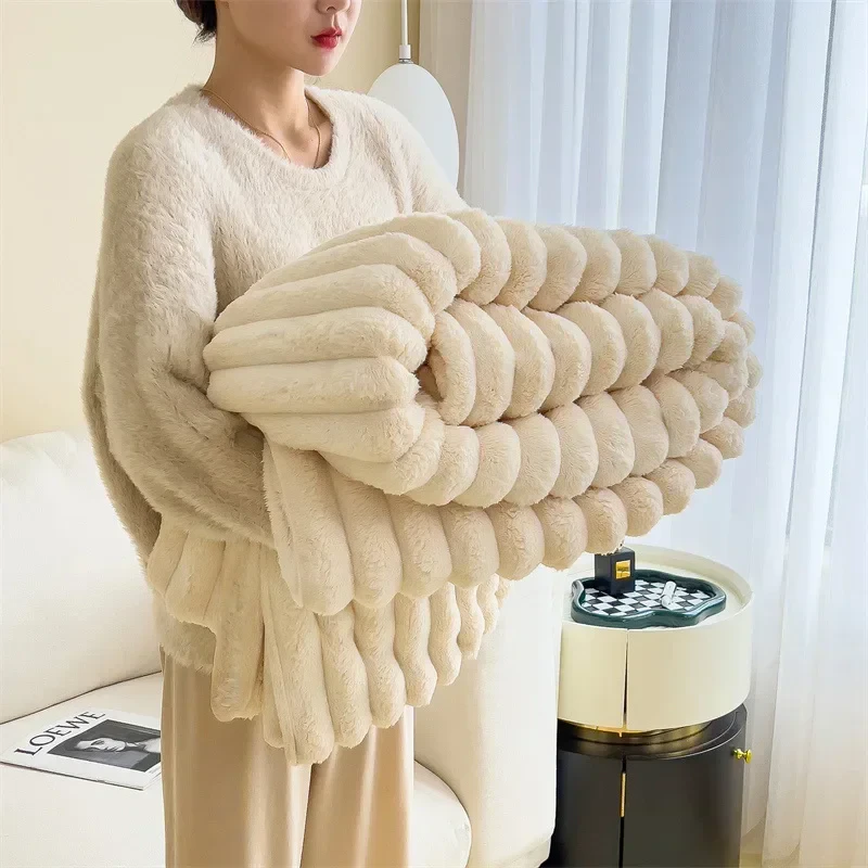 Plush Textured Throw