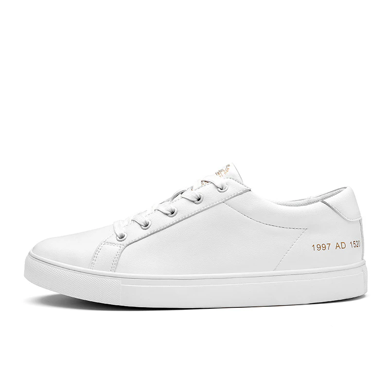 Minimal White Flat Sneakers