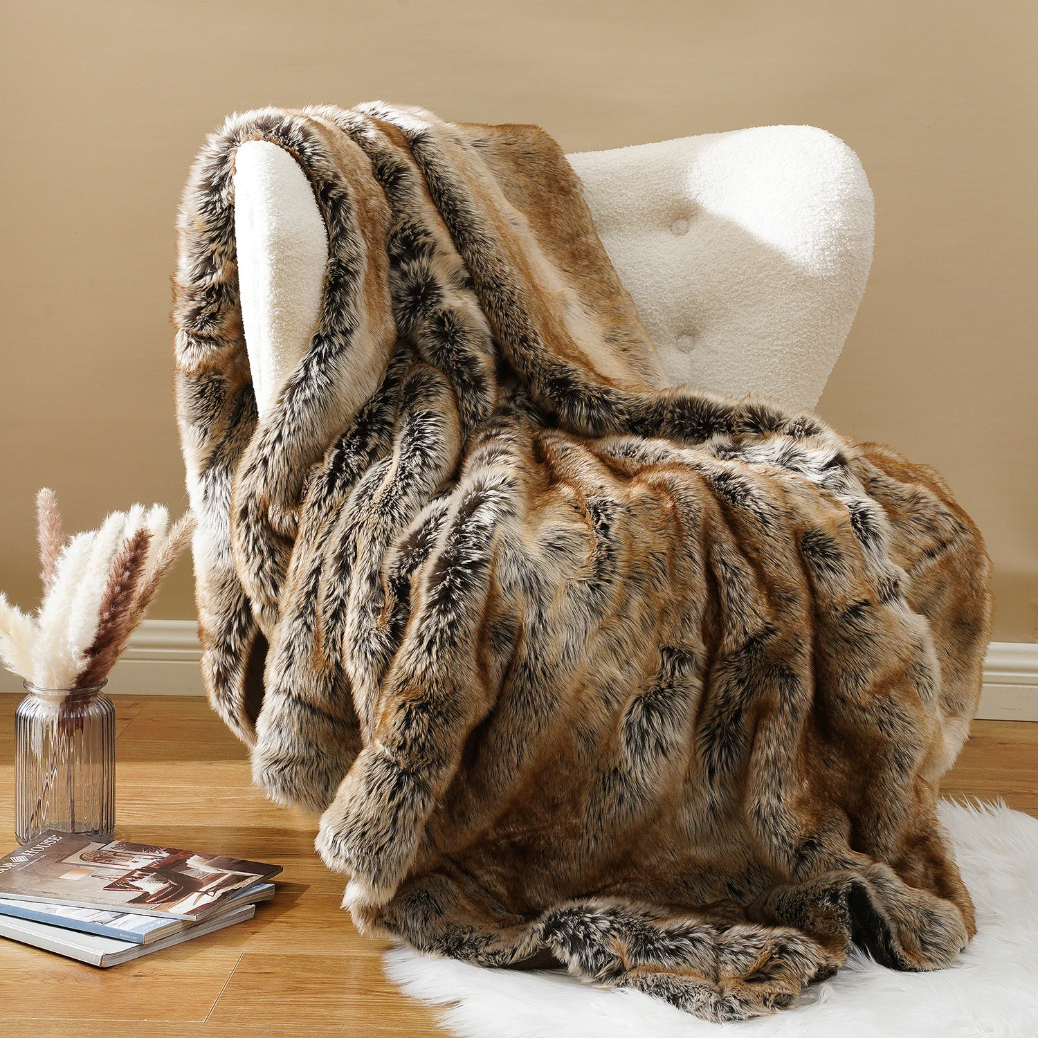Luxury Faux Fur Throw