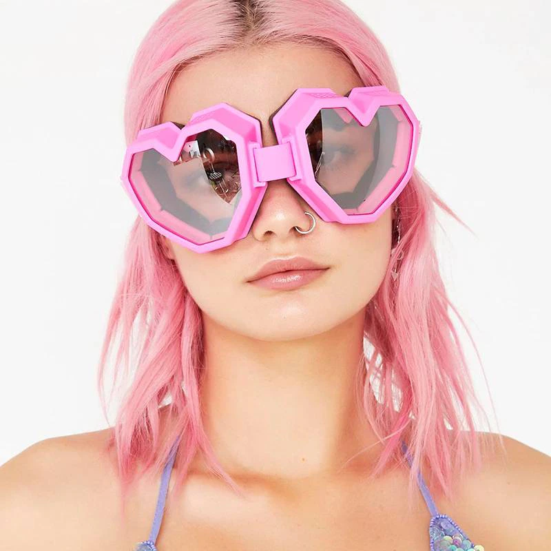 Heart Shaped Goggle Sunglasses