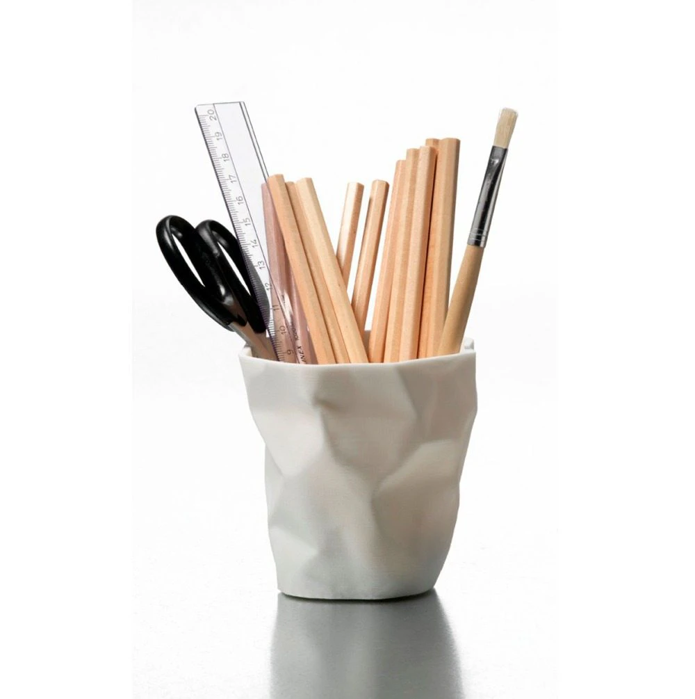 Crumple Paper Style Pen Holder