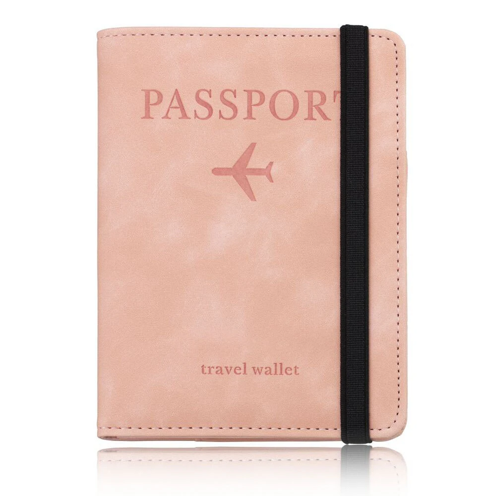 Faux Leather Travel Wallet