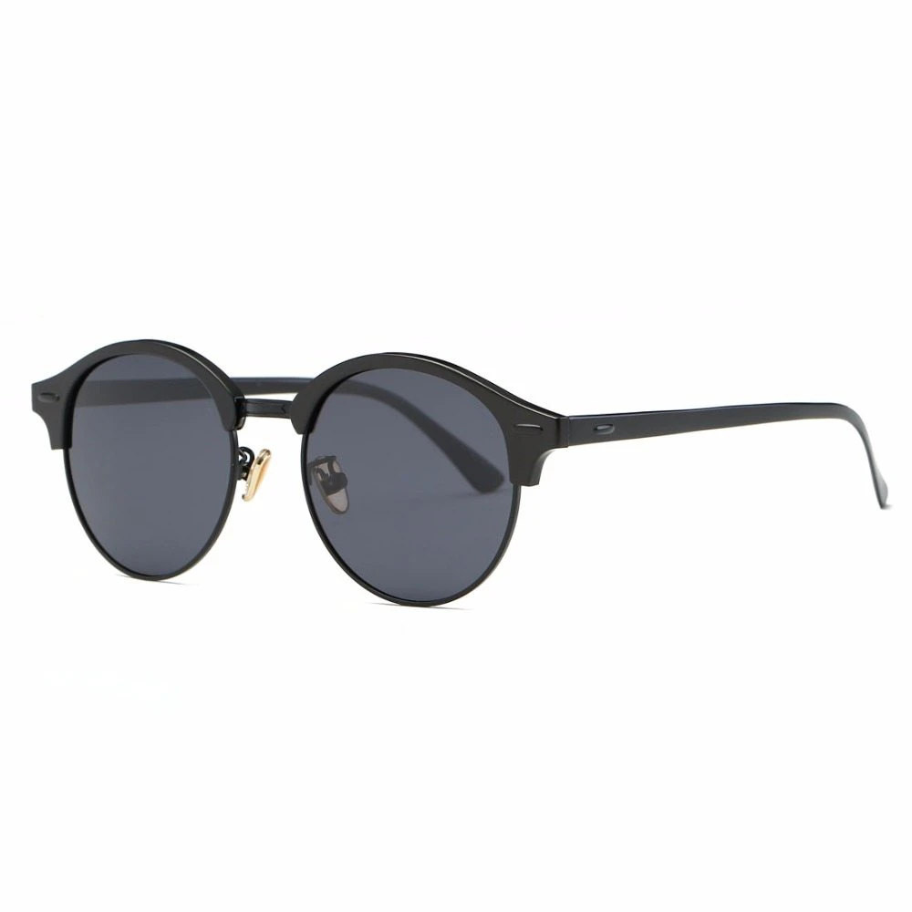 Aevogue Polarised Round Copper Frame Sunglasses