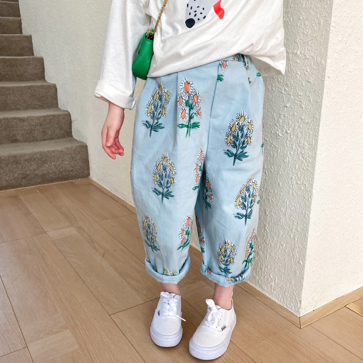 Kids Floral Pants