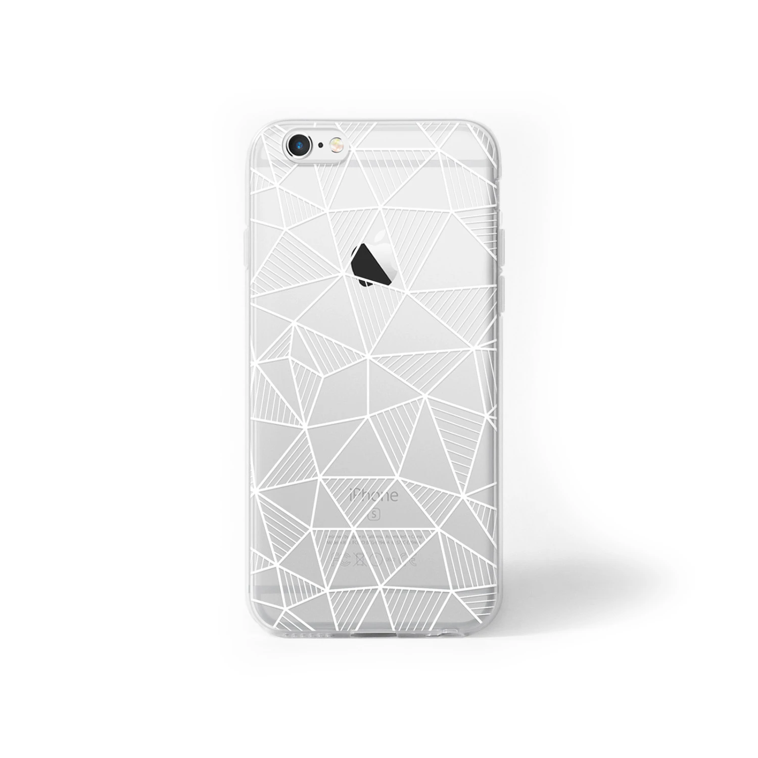 Clear Geometric iPhone Case