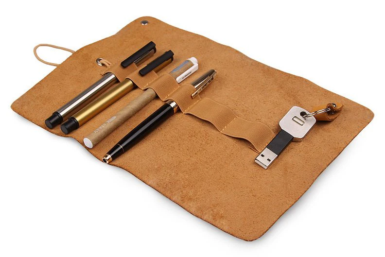 Rollup Leather Travel Organiser