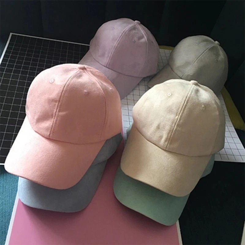 Pastel Suede Dad Cap