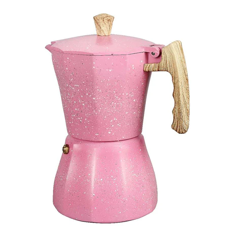 Pink Stovetop Espresso Maker