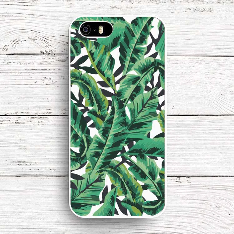 Tropical Banana Leaf iPhone Case