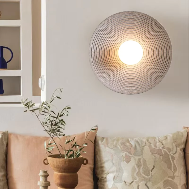 Wood Grain Wall Light