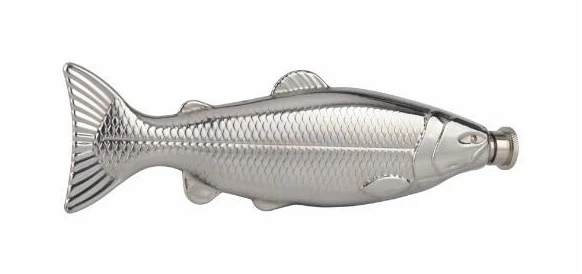 4 Ounce Fish Flask