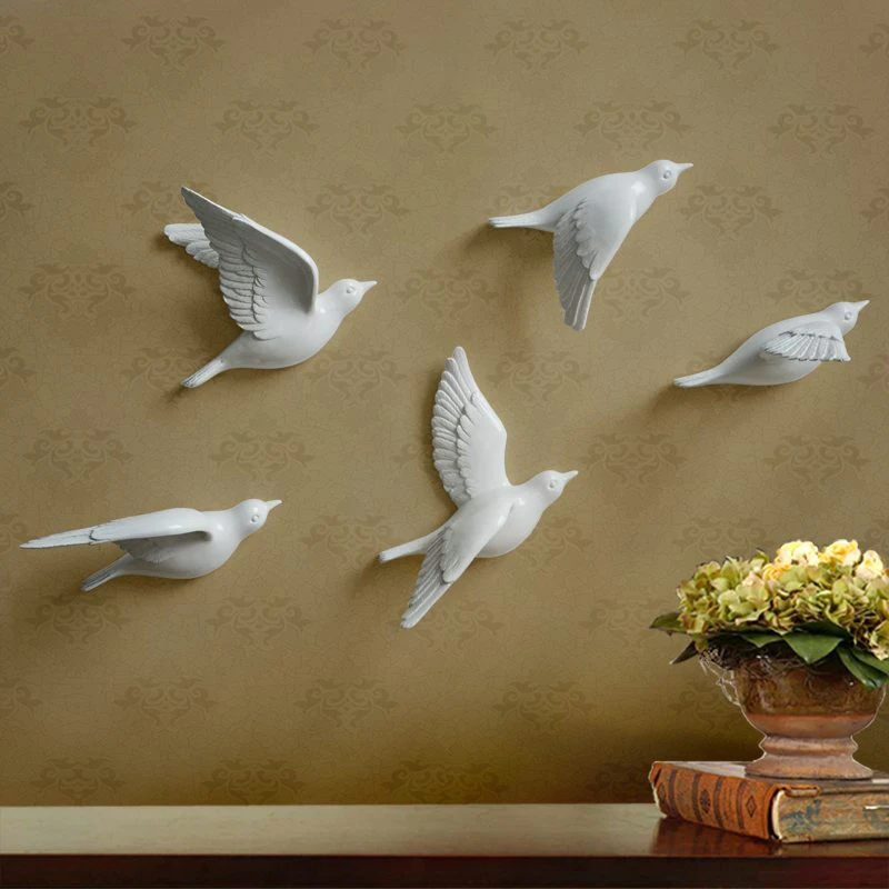 Resin Bird Wall Decor