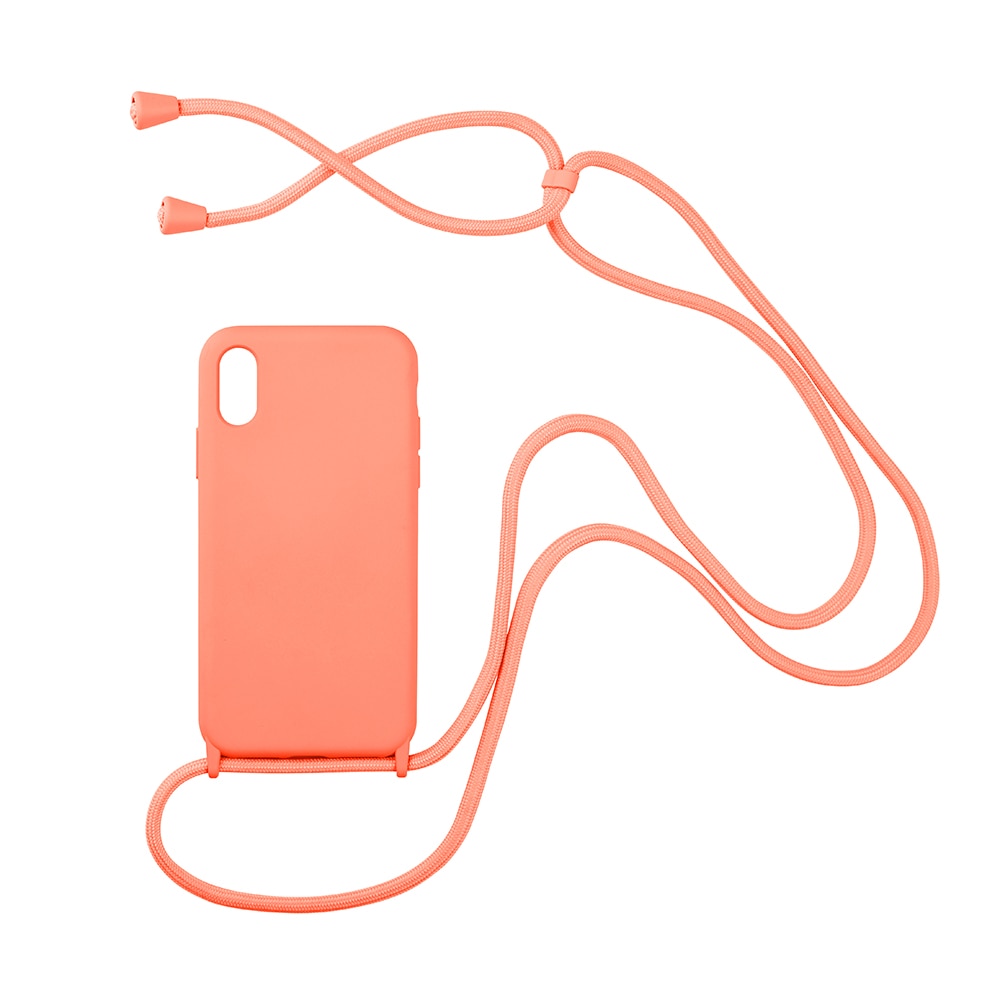 Pastel Silicon Lanyard Phone Case