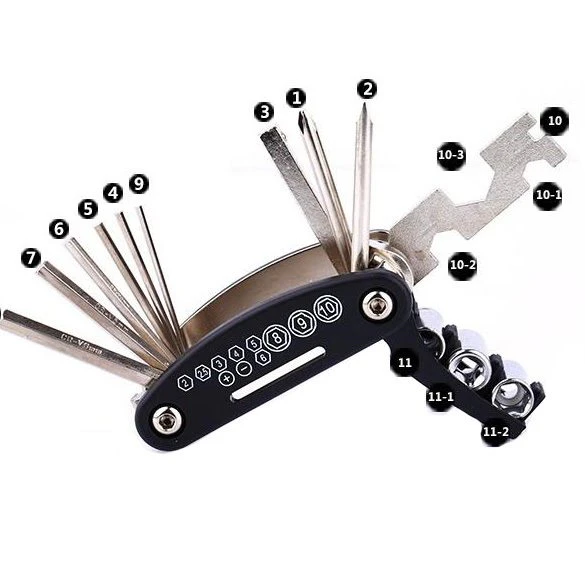 13 In 1 Bicycle Repair Tool