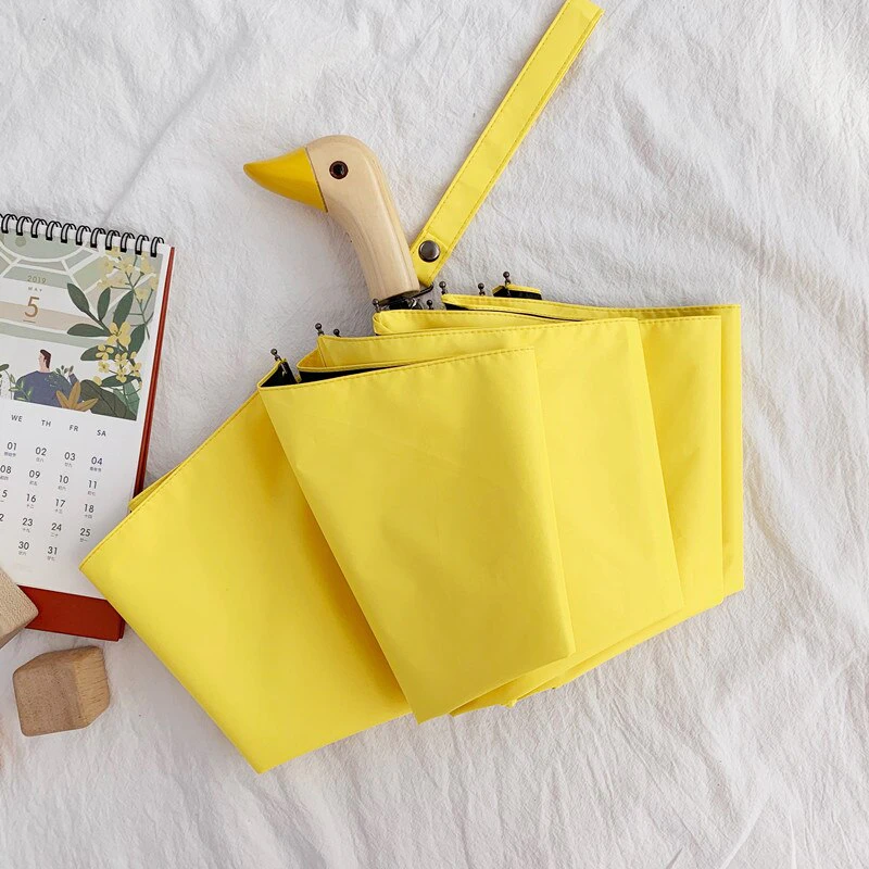 Wooden Duck Head Umbrella