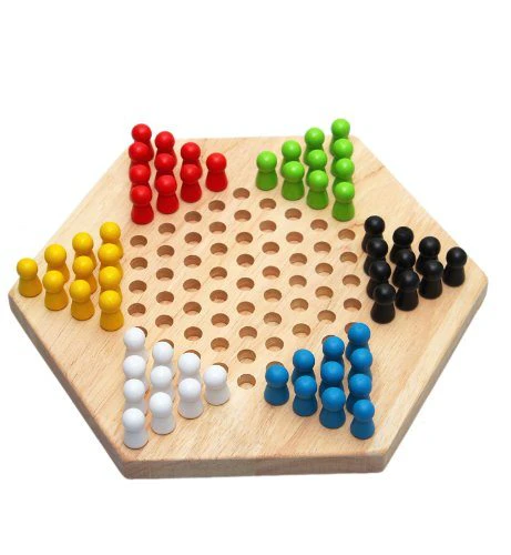 Wooden Chinese Checkers Board Game
