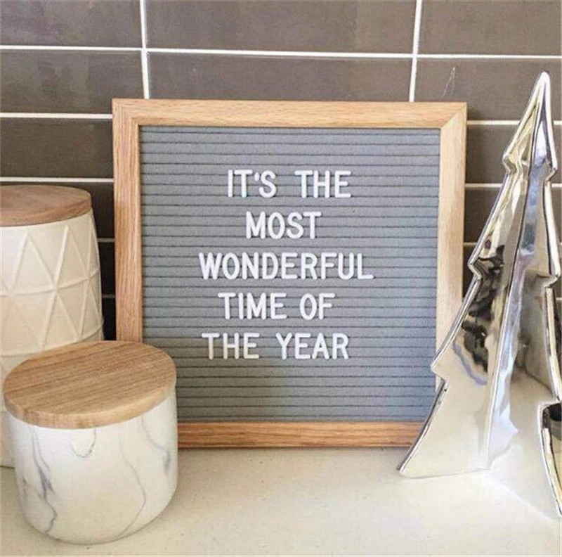Grey Felt Message Board