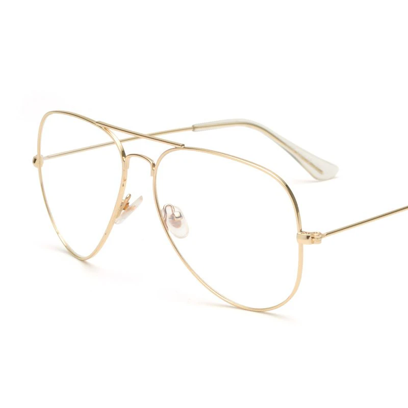 Oversize Clear Aviators