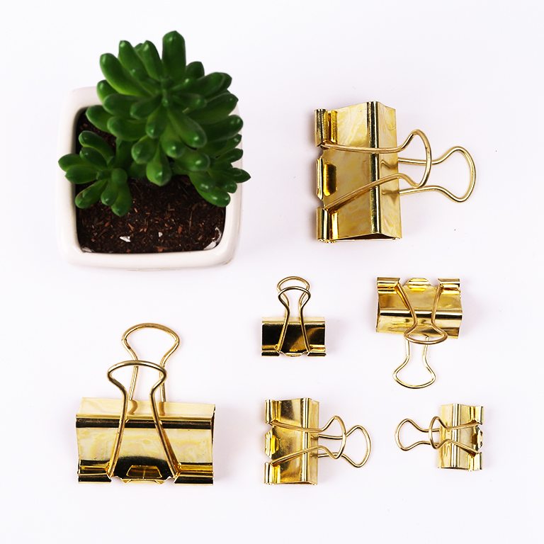 Gold Binder Clips