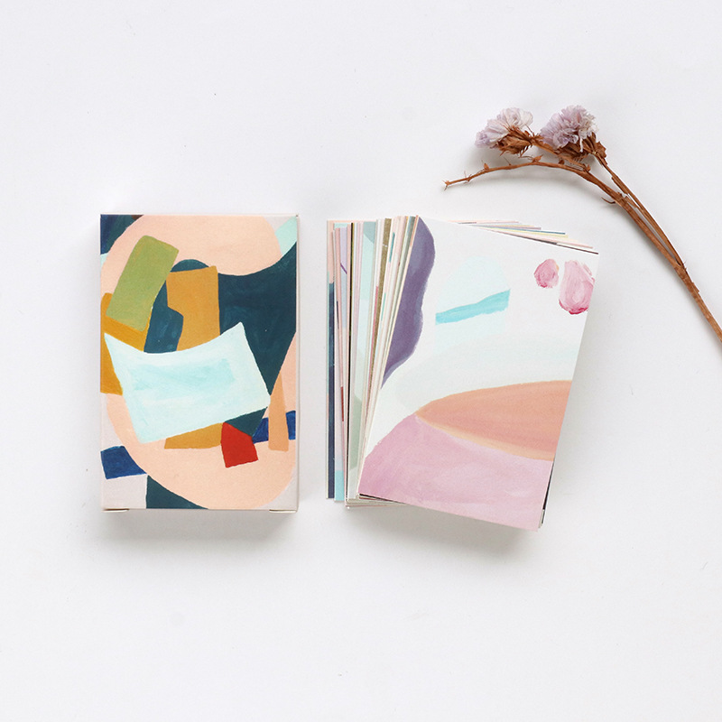 28 Sheet Pastel Art Postcards