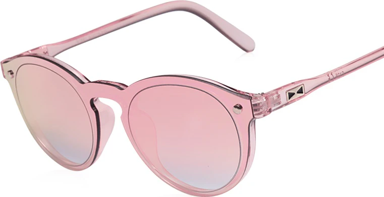 Mirror Round Keyhole Sunglasses