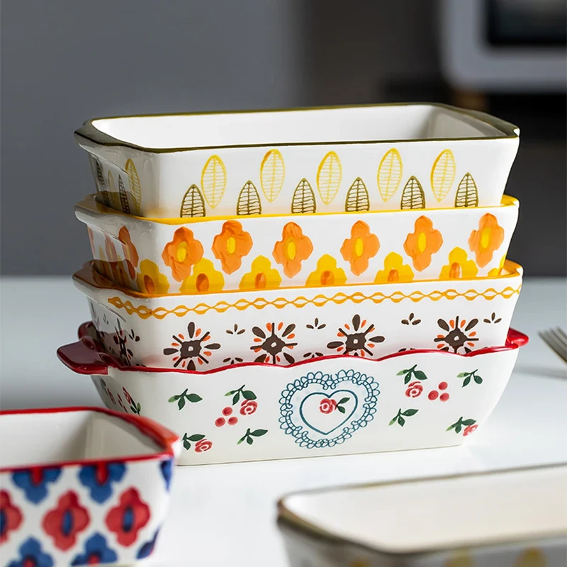 Floral Ceramic Bakeware