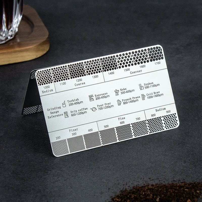 Coffe Grind Gauge Card