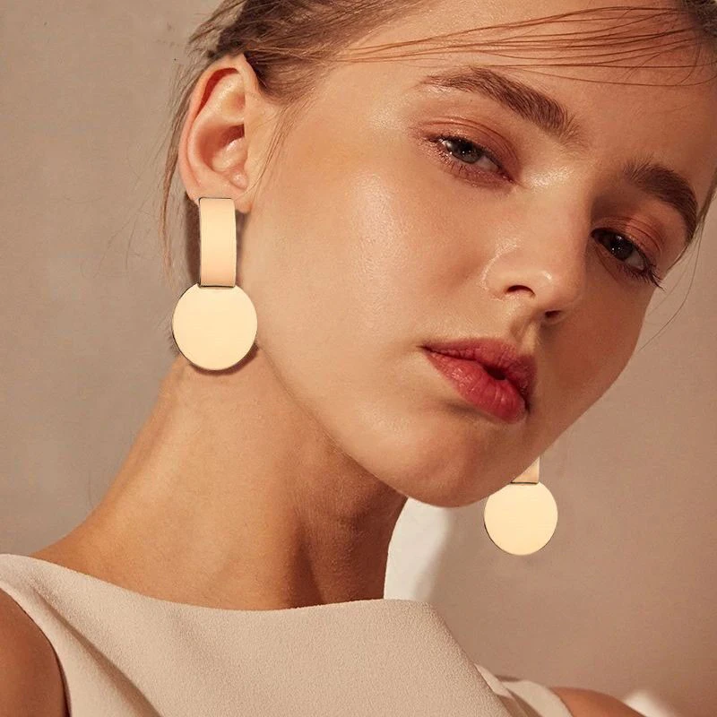 Geo Drop Earrings