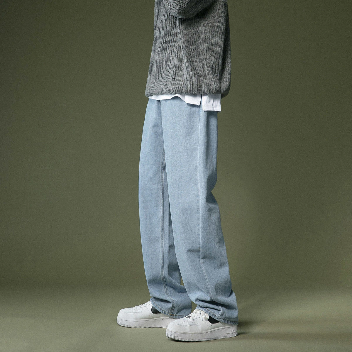Baggy Straight Leg Jeans