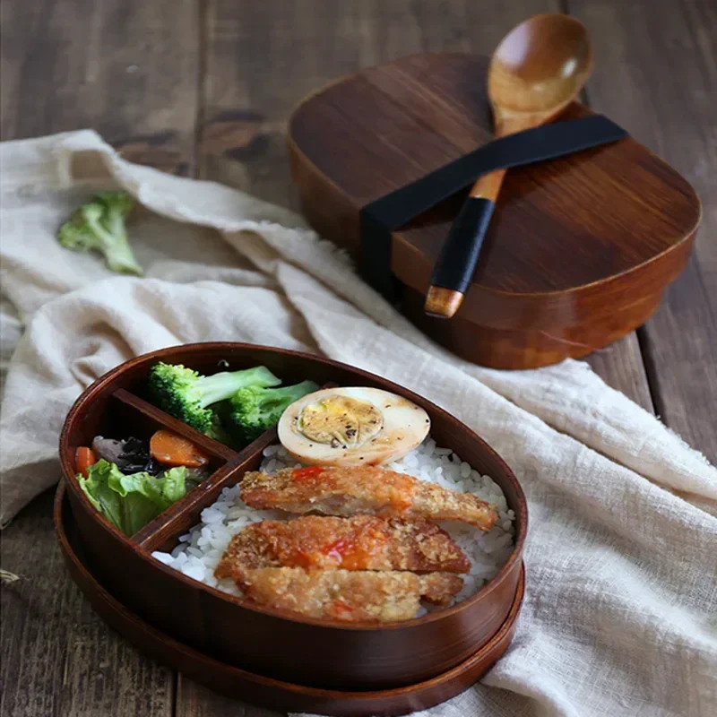 Wooden Bento Lunch Box
