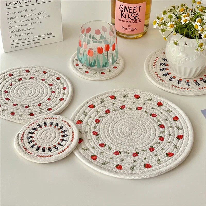 Woven Floral Placemat