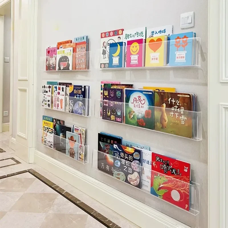 Transparent Acrylic Bookshelf